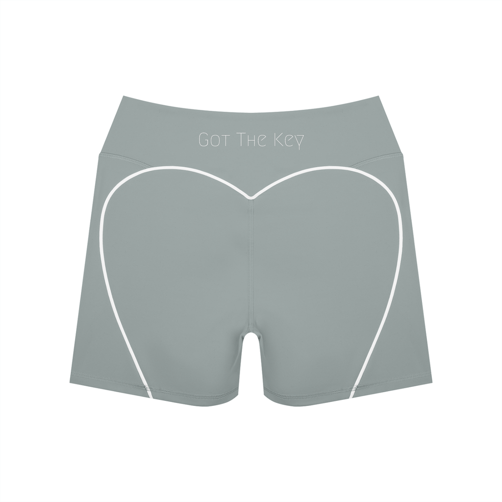 Got The Key Women’s High Waisted Yoga Biker Shorts