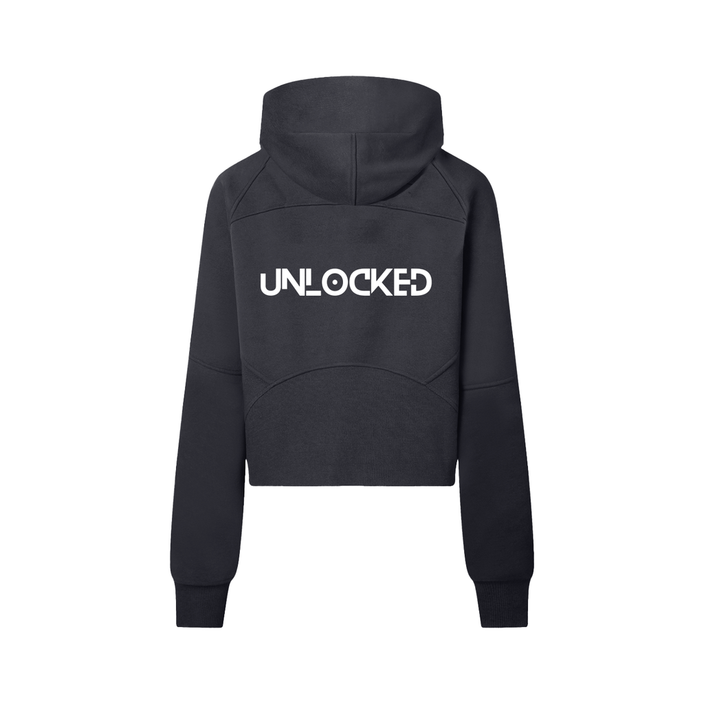Got The Key Cropped Half-Zip Hoodie