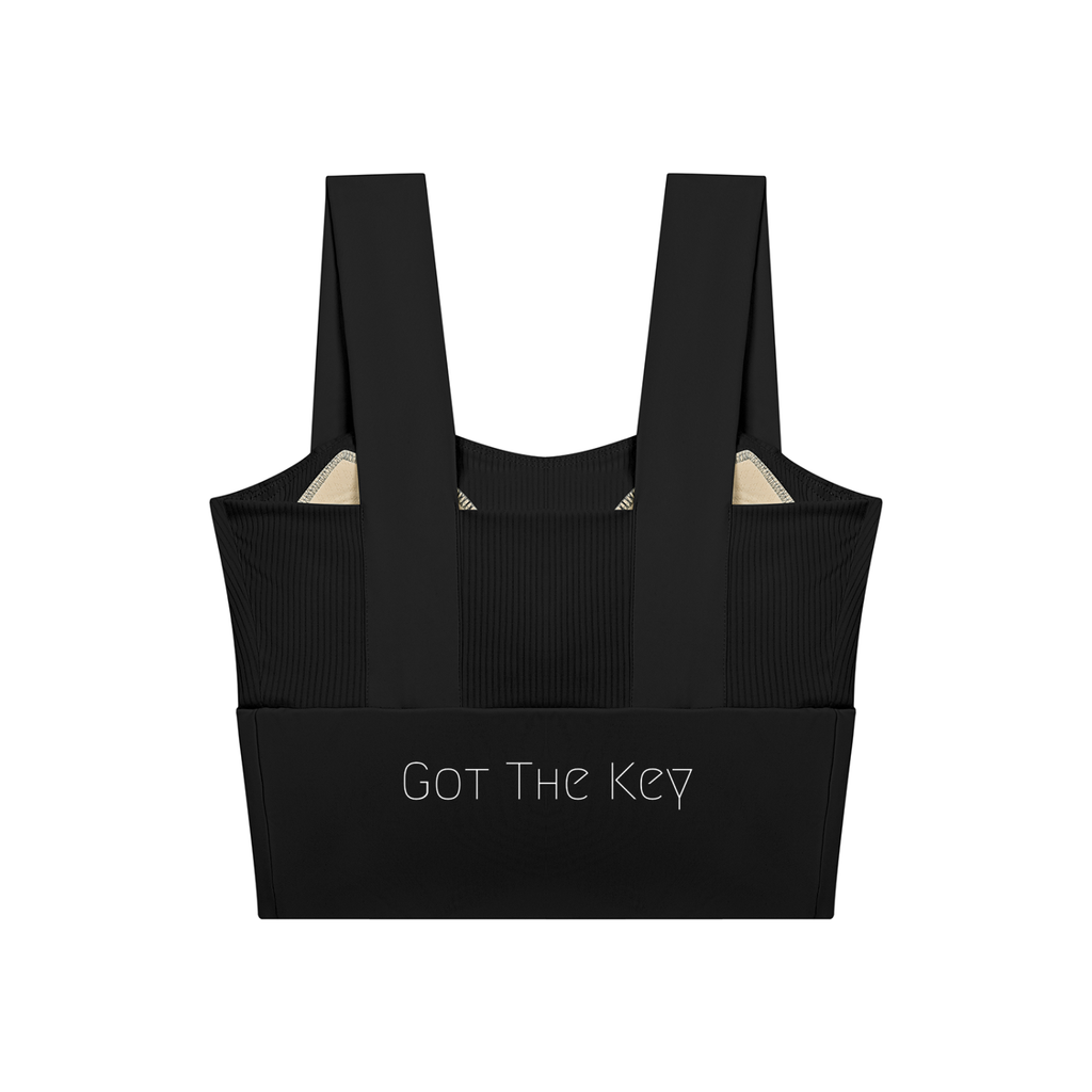 Got The Key Women's Yoga Crop Tank Top