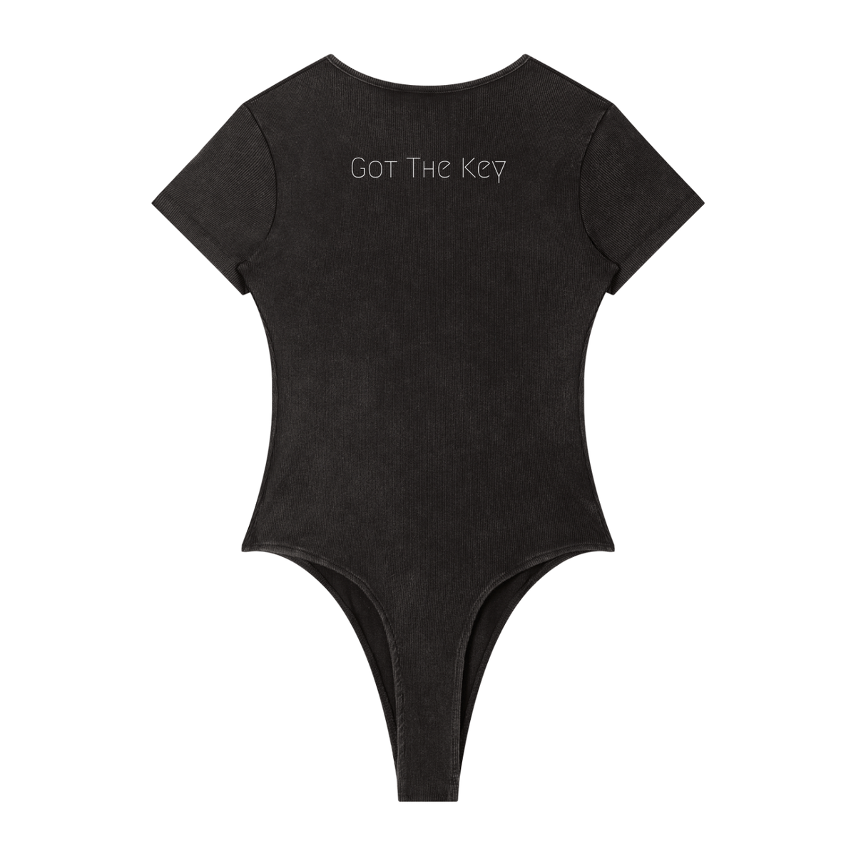 Got The key Women's Mineral Wash Crewneck Bodysuit