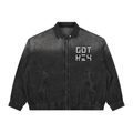 Got The Key Unisex Vintage Wash Full-Zip Denim Jacket