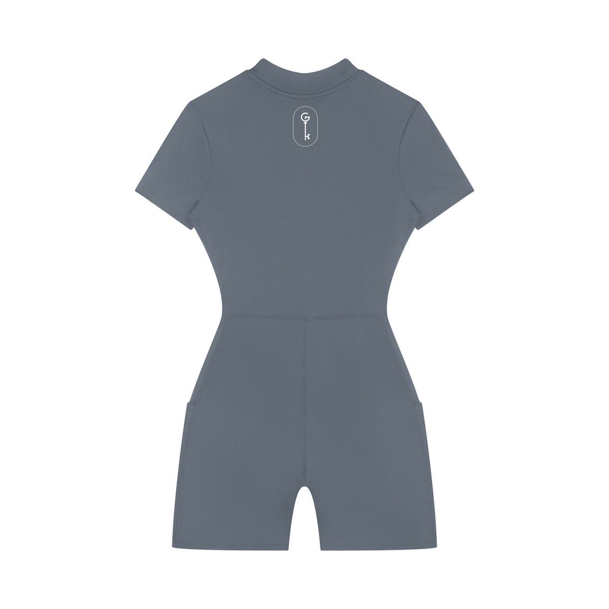 Got The Key Women's Quarter-Zip Short Sleeve Romper