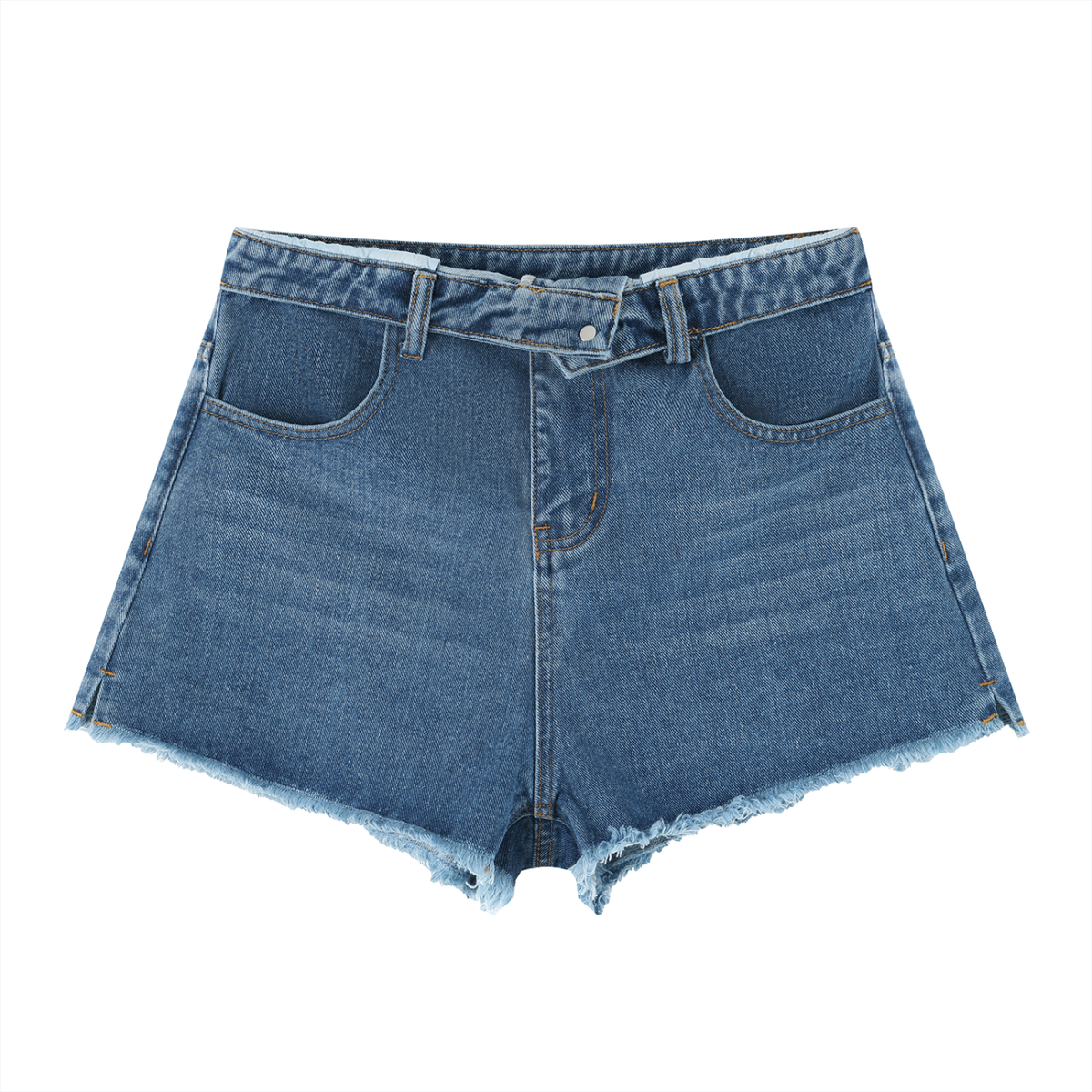 Got The Key Women’s Vintage Wash High Rise Denim Shorts