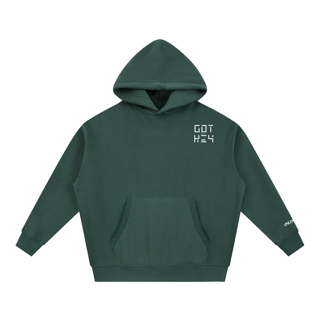 Got The Key Essential Oversized Boxy Fit Fleece Hoodie