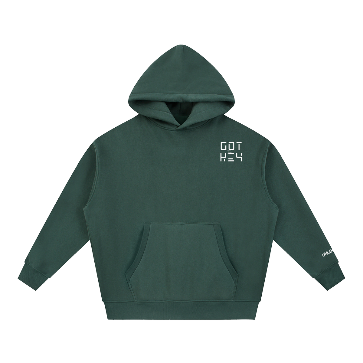 Got The Key Essential Oversized Boxy Fit Fleece Hoodie