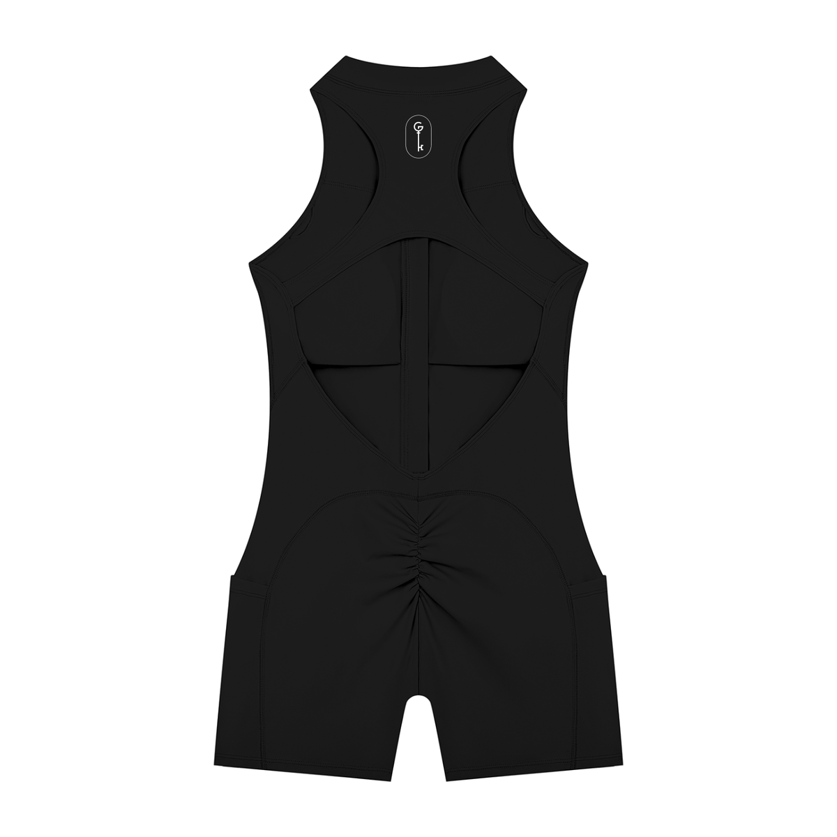 Got The Key Women’s Quarter-Zip Yoga Romper