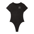 Got The key Women's Mineral Wash Crewneck Bodysuit
