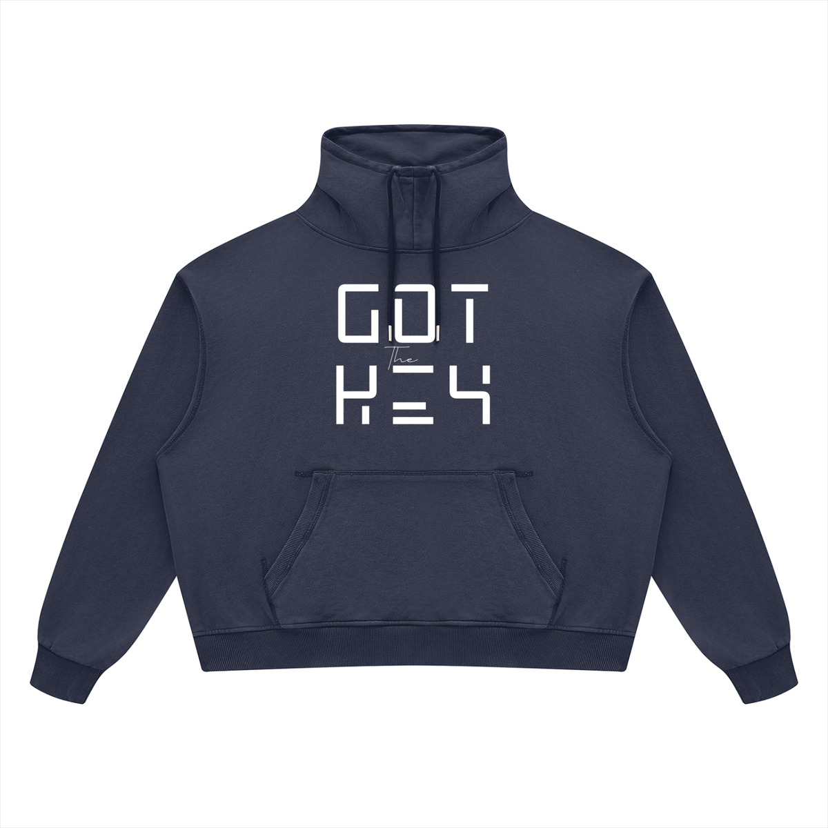 Got The Key Unisex Vintage Wash Boxy Hoodie