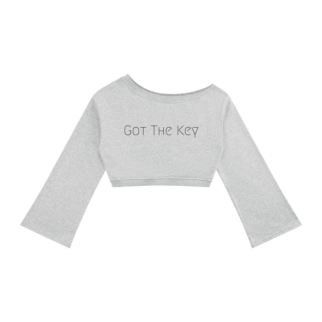 Got The Key Women's Off-Shoulder Sweatshirt