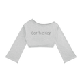 Got The Key Women's Off-Shoulder Sweatshirt