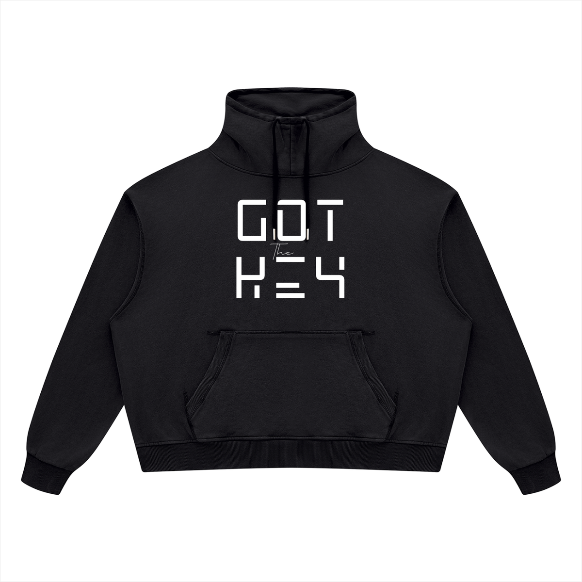 Got The Key Unisex Vintage Wash Boxy Hoodie