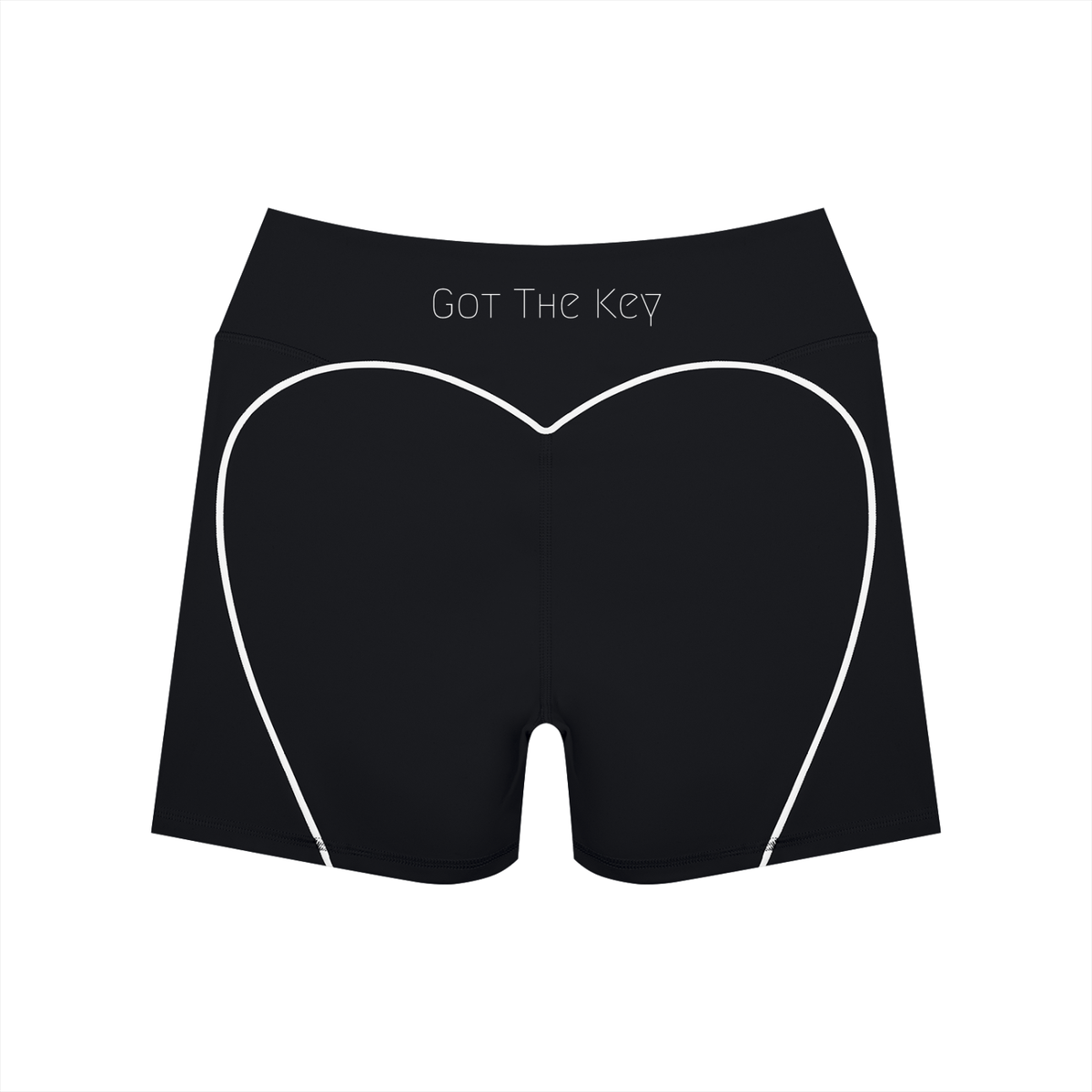 Got The Key Women’s High Waisted Yoga Biker Shorts