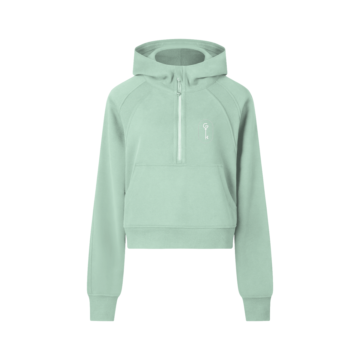Got The Key Cropped Half-Zip Hoodie