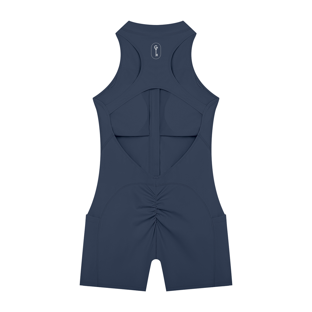 Got The Key Women’s Quarter-Zip Yoga Romper