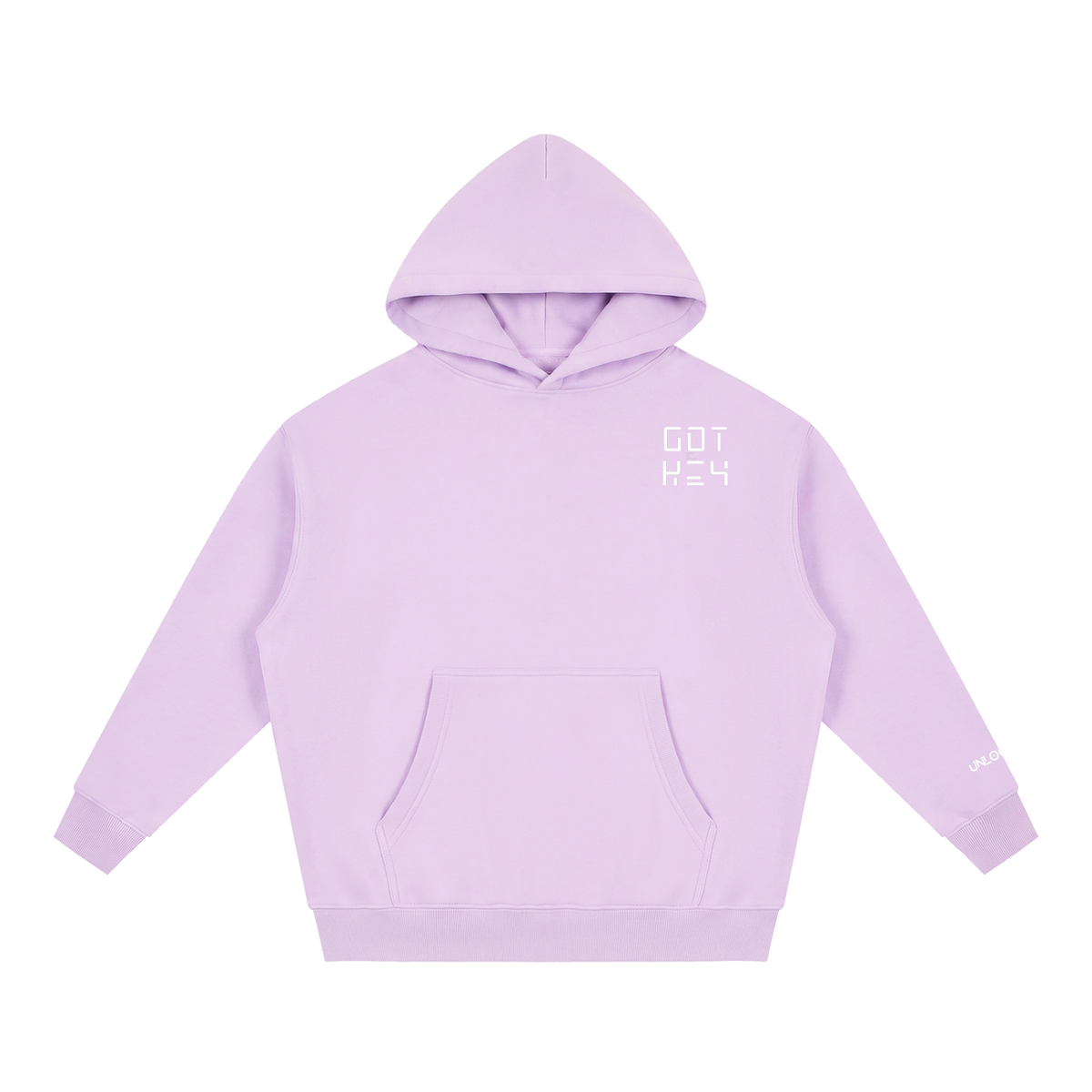 Got The Key Essential Oversized Boxy Fit Fleece Hoodie