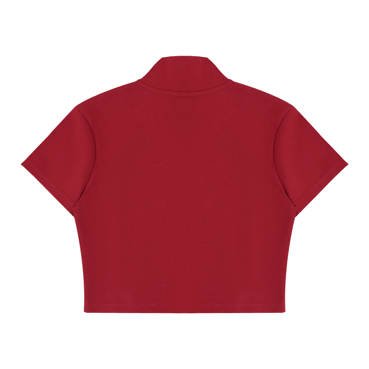 Got The Key Women's Cropped Full Zip Short Sleeve T-Shirt