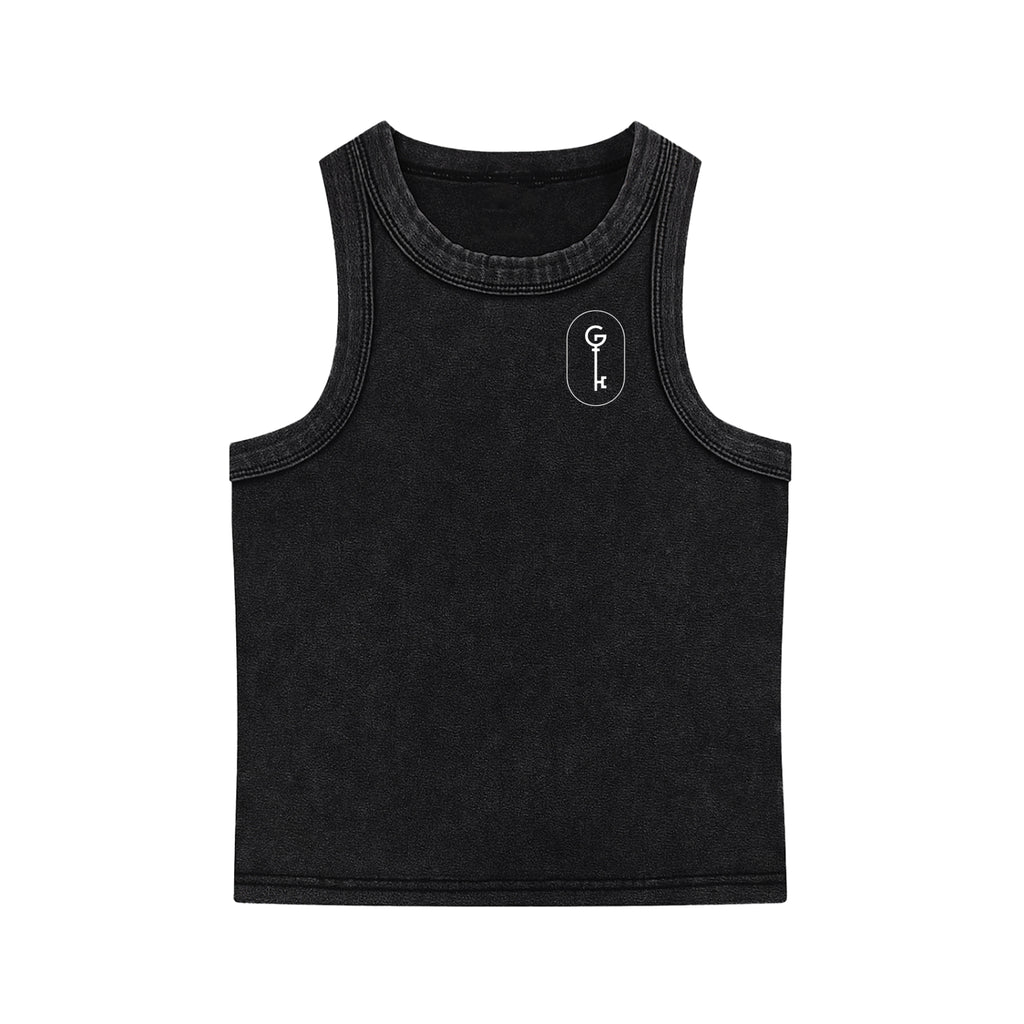 Got The Key Snow Washed Tank Top