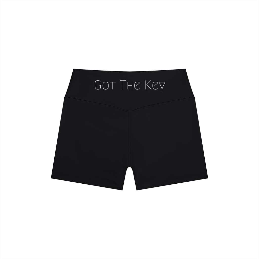 Got The Key Women’s High Rise Yoga Shorts