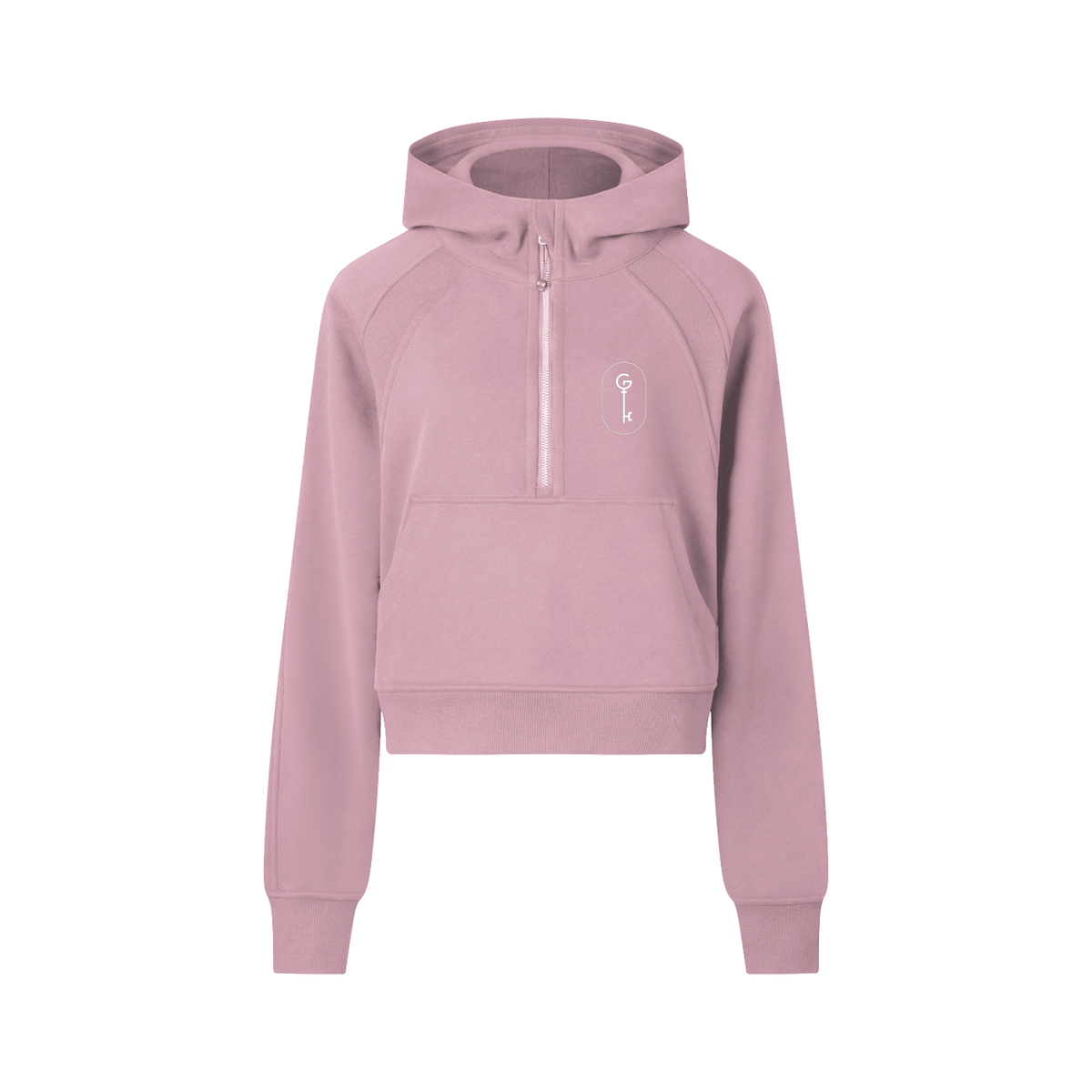 Got The Key Cropped Half-Zip Hoodie