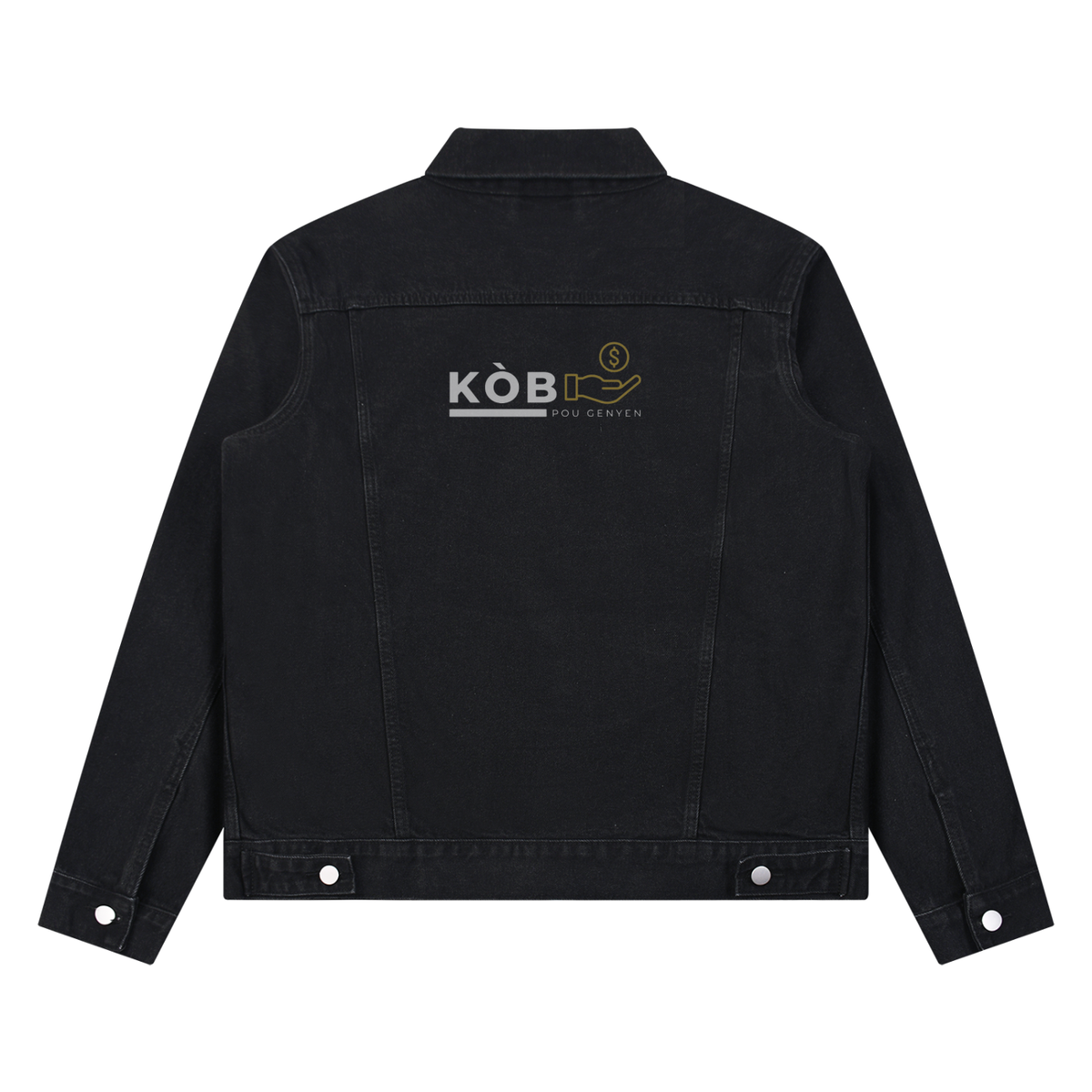 Got The Key ( Kòb pou Genyen ) Unisex Vintage Wash Denim Jacket