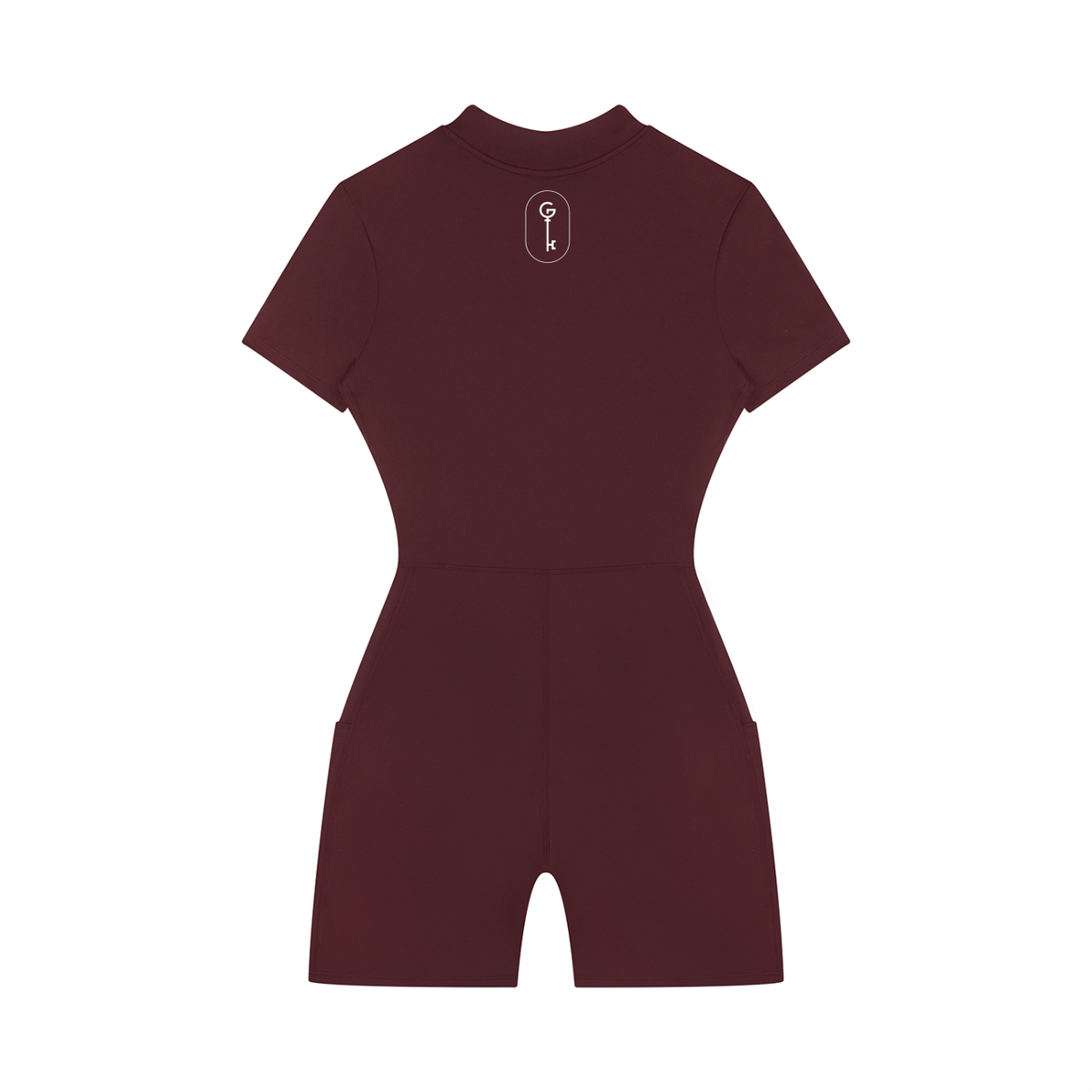 Got The Key Women's Quarter-Zip Short Sleeve Romper